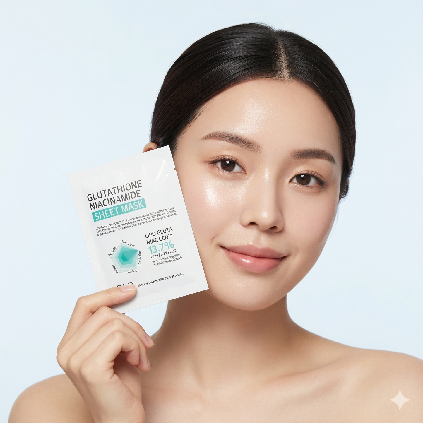 APLB – Glutathione Niacinamide Sheet Mask (Individual Face Mask)