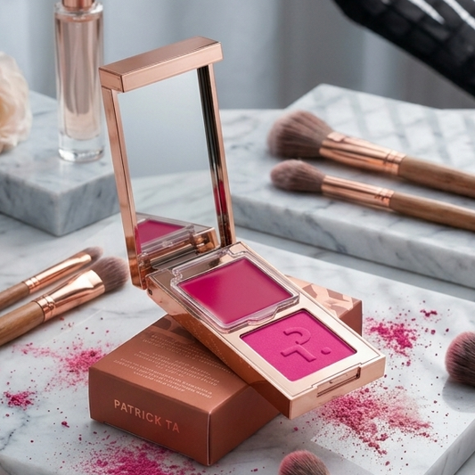 PATRICK TA - For Face - Double-Take Crème & Powder Blush (Travel size) - She´s That Girl