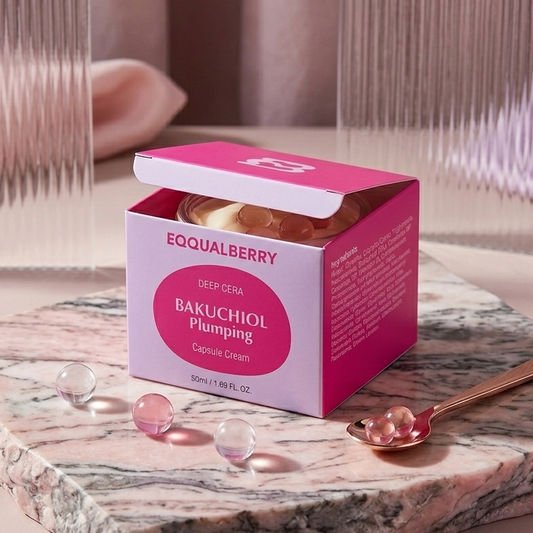 EQQUALBERRY – Deep Cera Bakuchiol Plumping Capsule Cream
