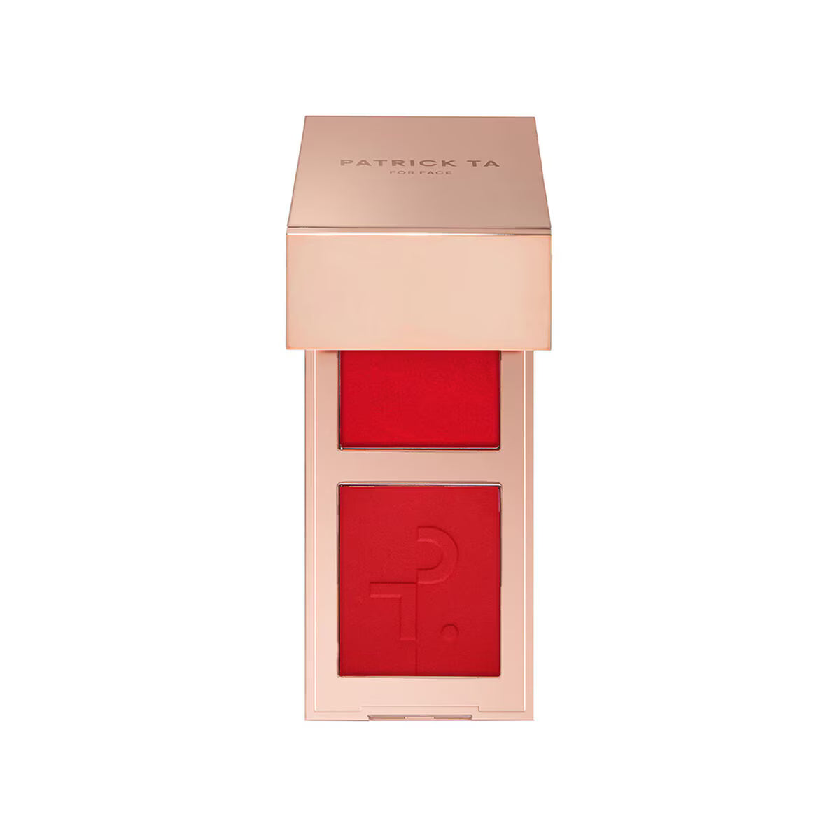 PATRICK TA - For Face - Double-Take Crème & Powder Blush (Travel size) - She Left Me On Red
